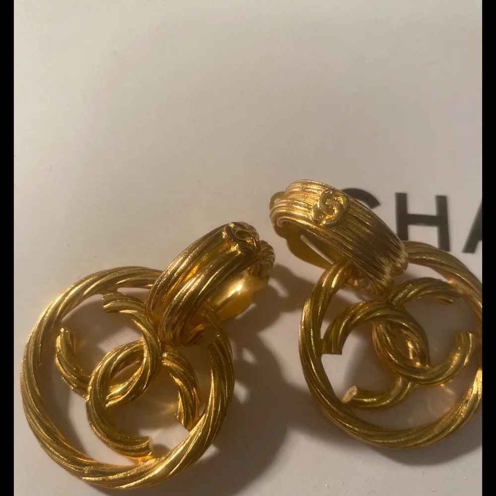 Vintage Chanel convertible earrings
